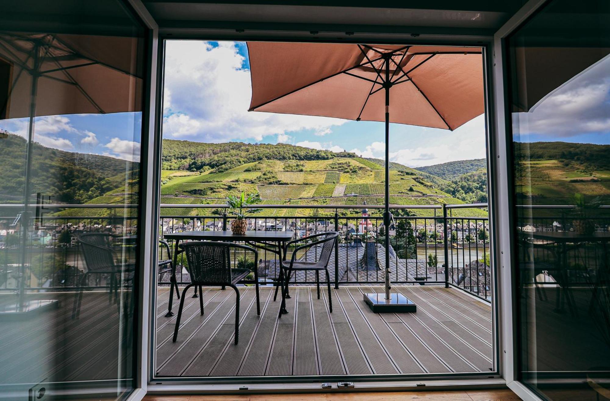 Sky Apartment, Blick Zur Mosel, Grosser Balkon, Kaffeemaschine, Smart Tv Zell Eksteriør billede